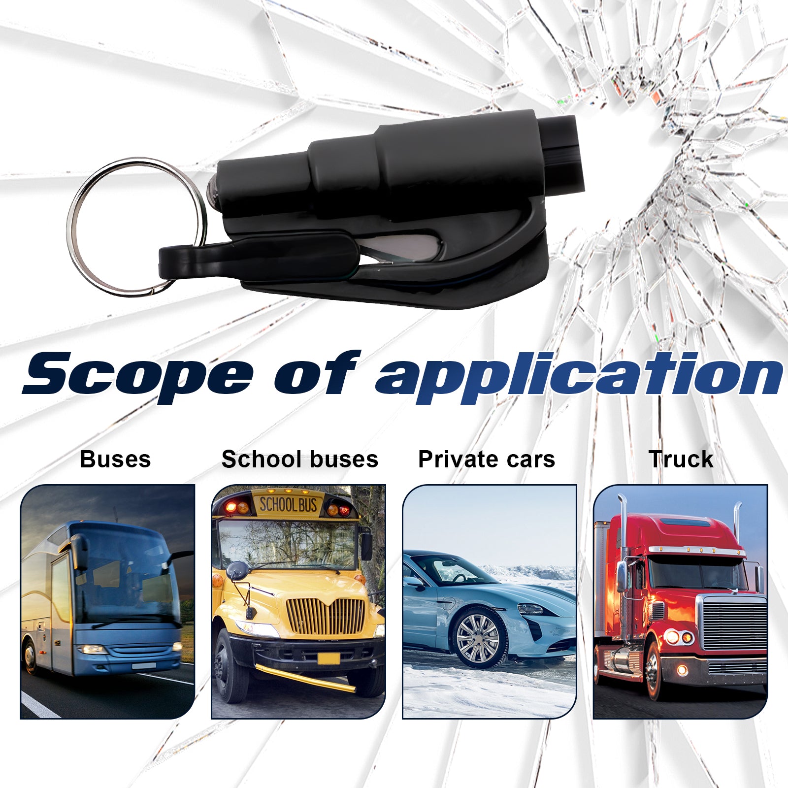 Car Window Breaking Tool Mini Convenient Emergency Car Escape Hammer