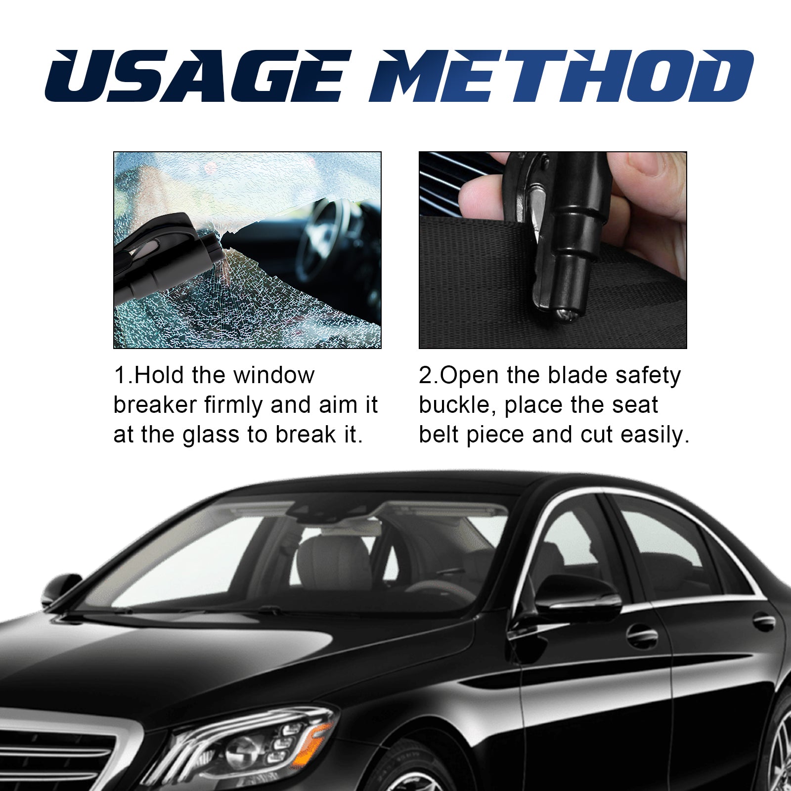 Car Window Breaking Tool Mini Convenient Emergency Car Escape Hammer